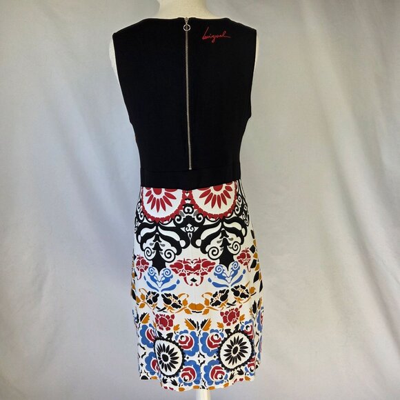 Desigual Vest Bianca Sleeveless Multicolor Floral Print Dress XL - Picture 6 of 16